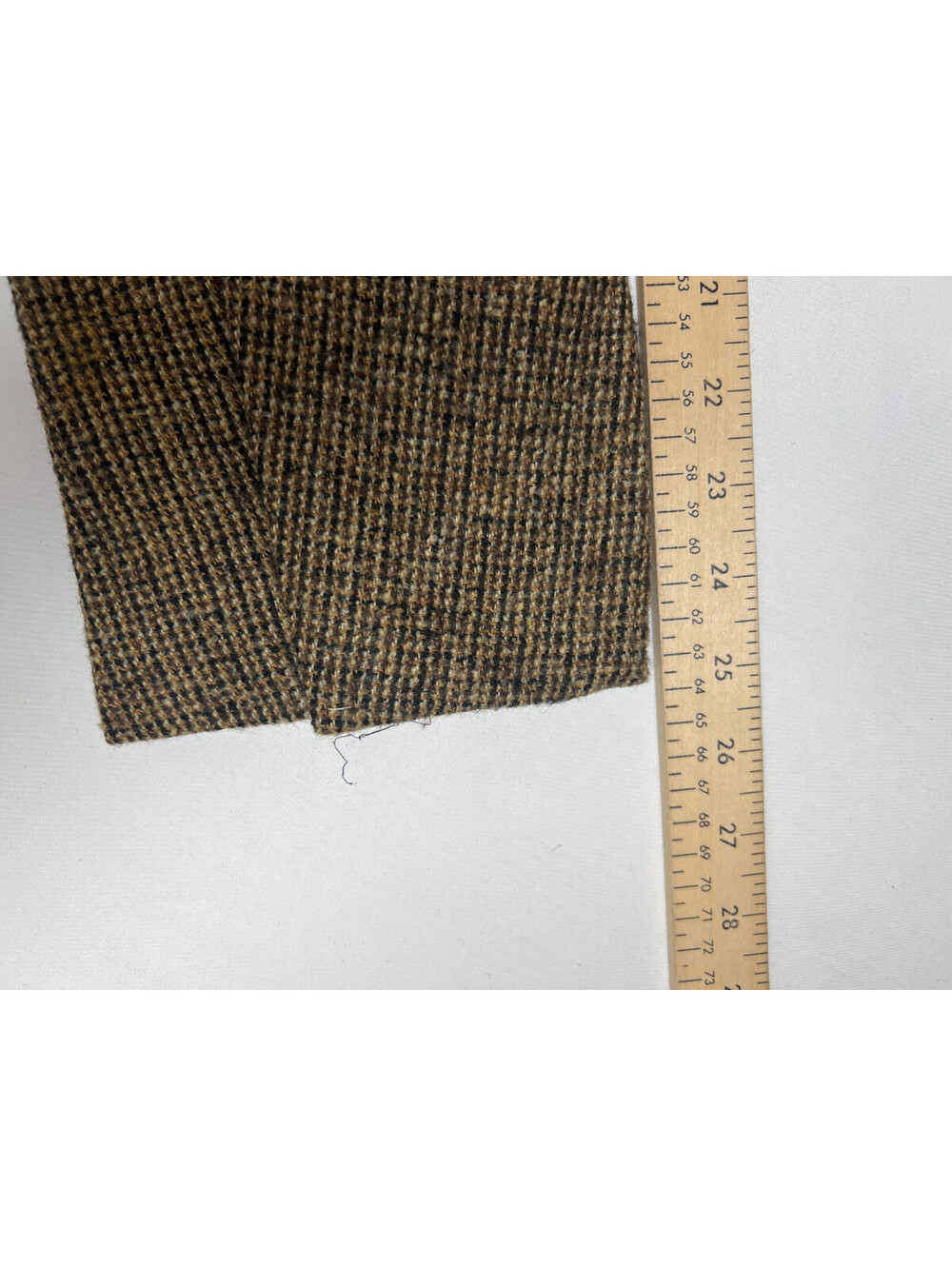 Massimo Bizzocchi Men 40R Brown Tweed Wool Blazer Sport Coat Jacket - Picture 9 of 9